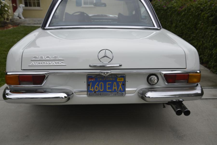 Детали экстерьера Mercedes-Benz 280 SL (W113) 1970 года  (EU) (фото 36 из 74)